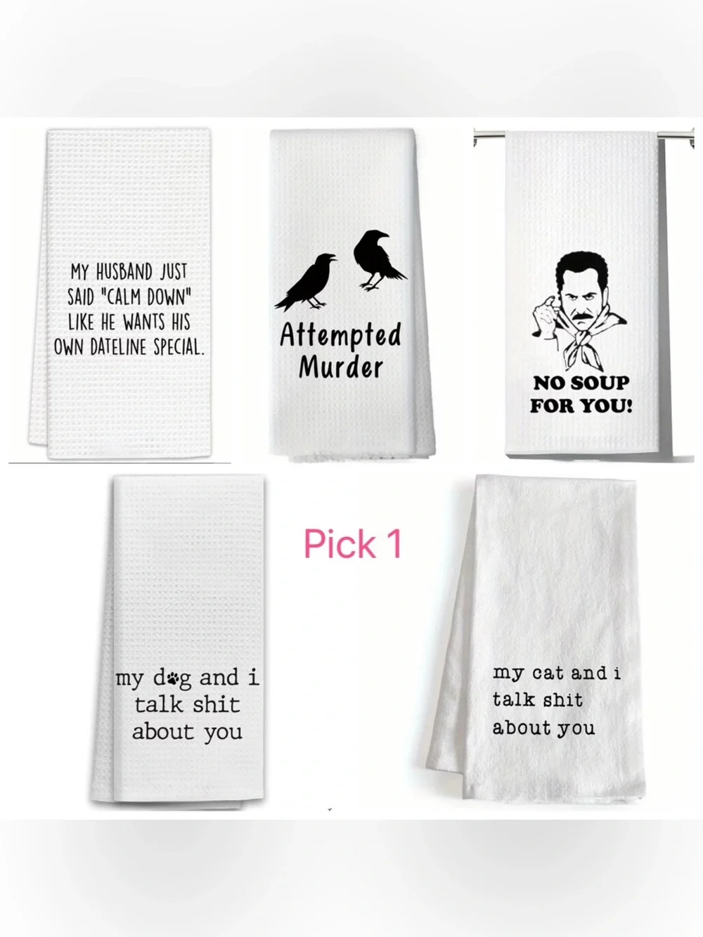 Funny  Dish Towels pk. 1